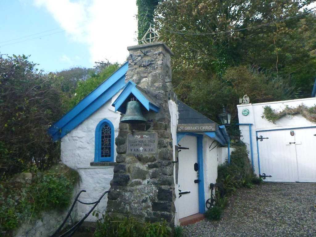Backpacking in Northern Ireland: St. Gobban's Church in Portbraddon.