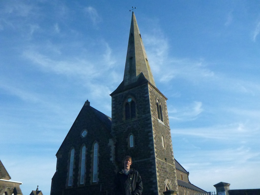 Backpacking in Northern Ireland: Drumcree Parish Church in Portadown.